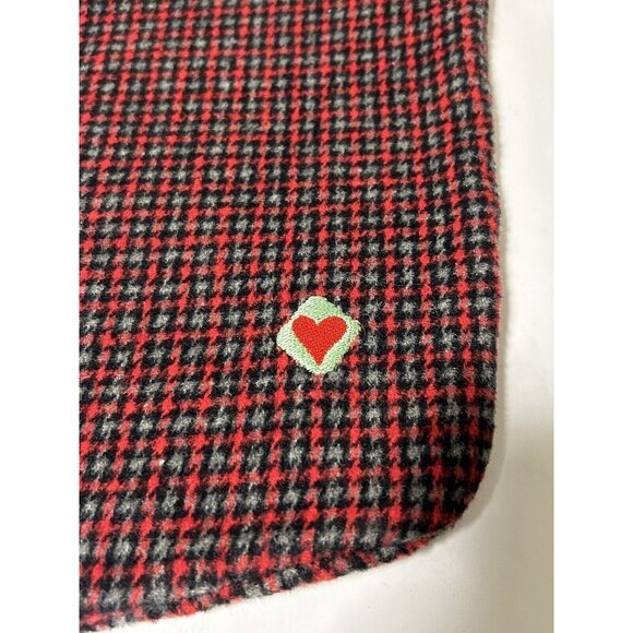 Tartan Plaid Christmas Stocking for Your Dog Red and Black Hugglehounds 18” - Picture 4 of 7